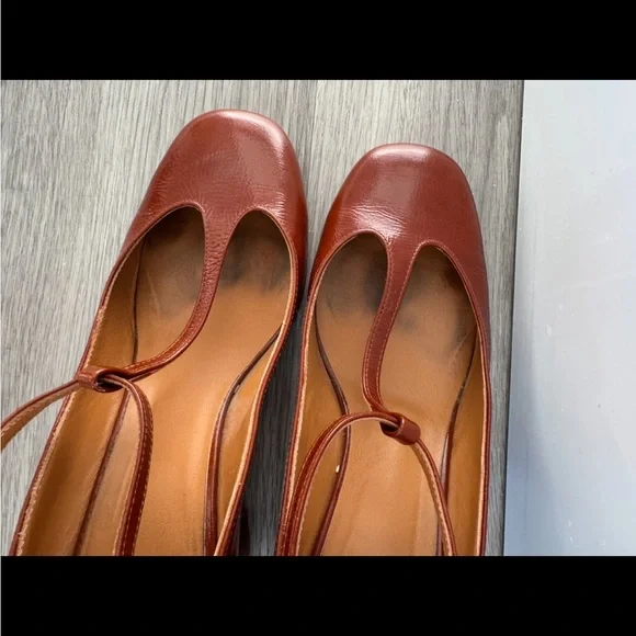 Sézane Marcie Babies, polished camel, size 8 - Picture 5 of 10